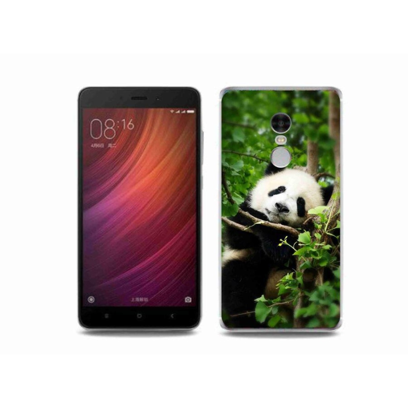 Gélový kryt mmCase na mobil Xiaomi Redmi Note 4 - panda