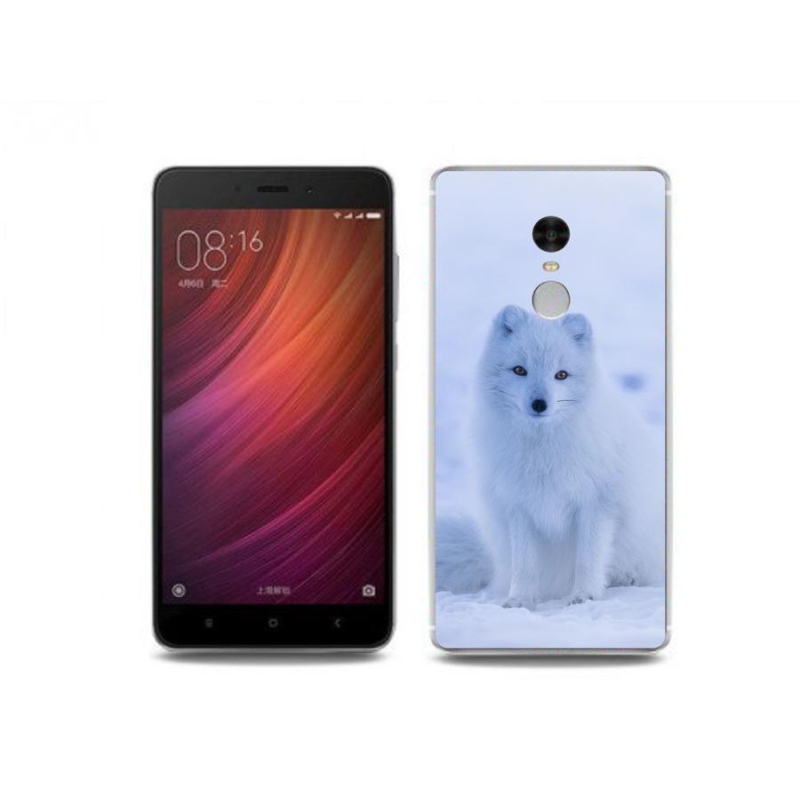 Gélový kryt mmCase na mobil Xiaomi Redmi Note 4 - polárna líška