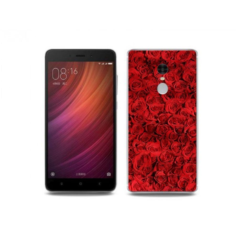 Gélový kryt mmCase na mobil Xiaomi Redmi Note 4 - ruža