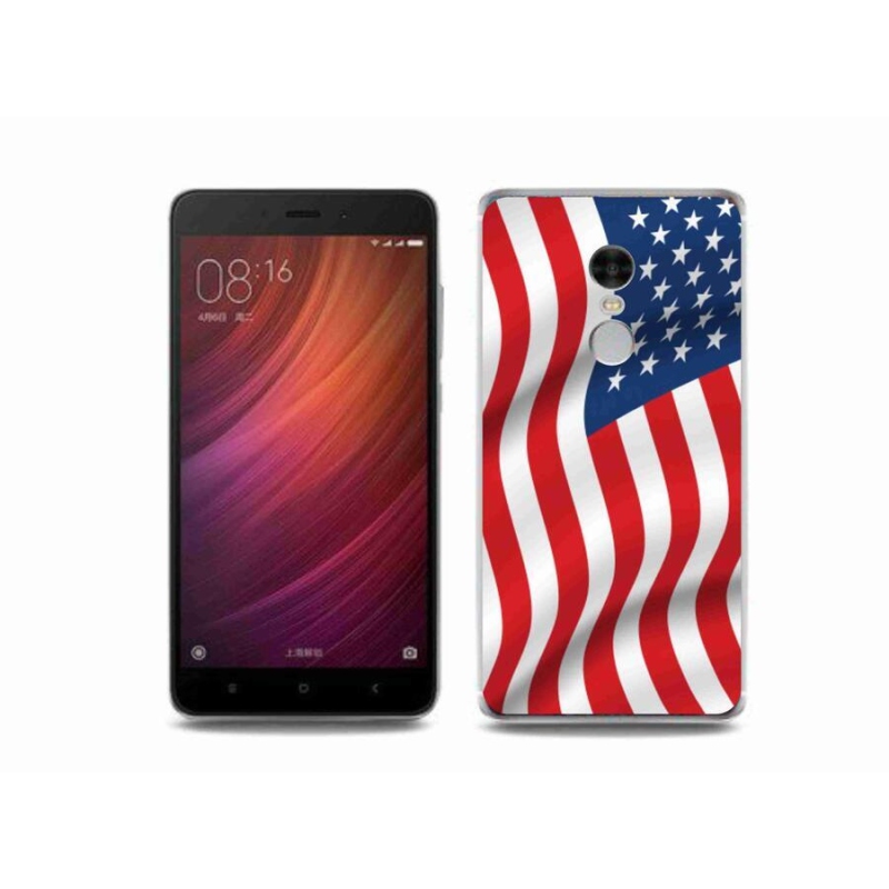 Gélový kryt mmCase na mobil Xiaomi Redmi Note 4 - USA vlajka