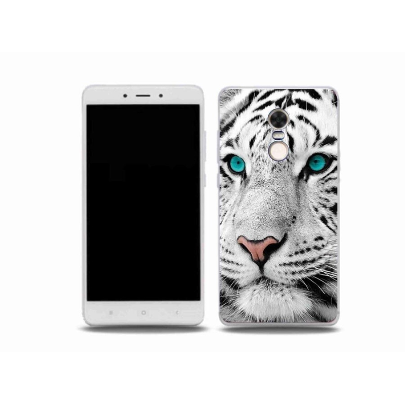 Gélový kryt mmCase na mobil Xiaomi Redmi Note 4X - biely tiger