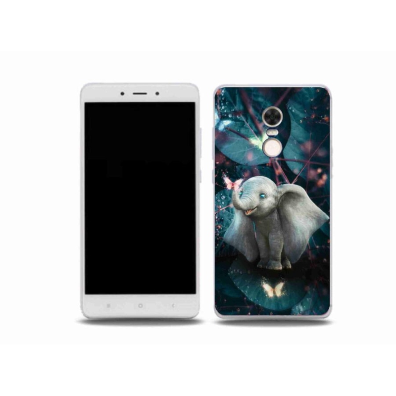 Gélový kryt mmCase na mobil Xiaomi Redmi Note 4X - roztomilý slon