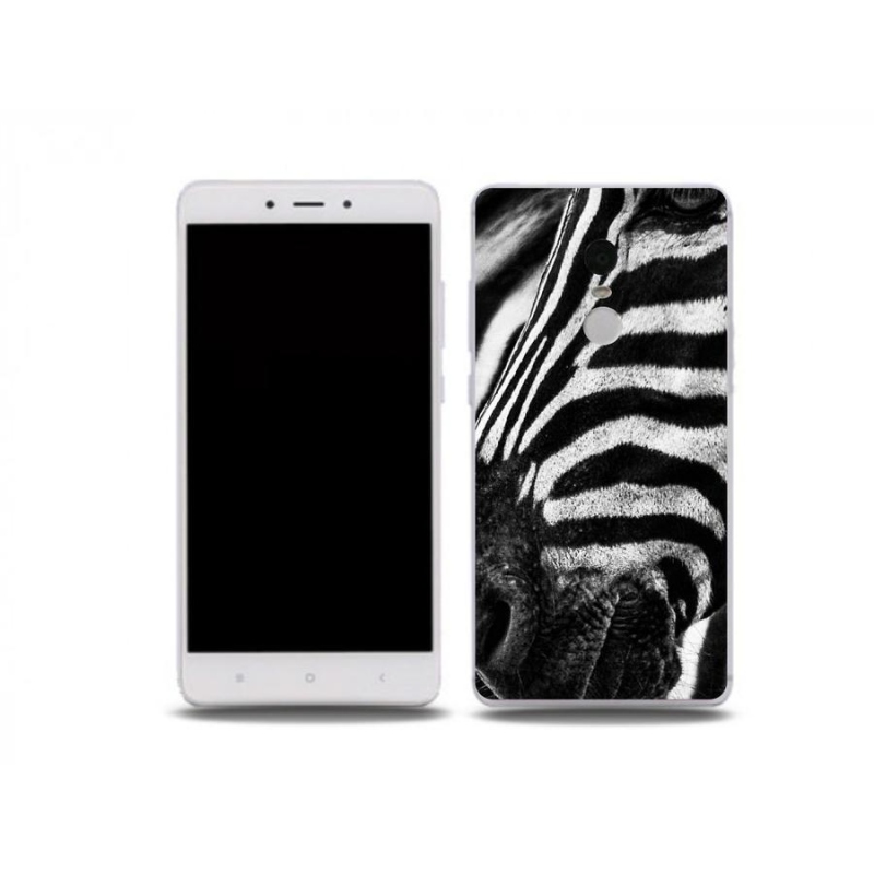 Gélový kryt mmCase na mobil Xiaomi Redmi Note 4X - zebra