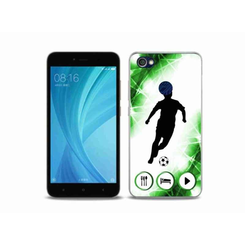 Gélový kryt mmCase na mobil Xiaomi Redmi Note 5A Prime - futbalista