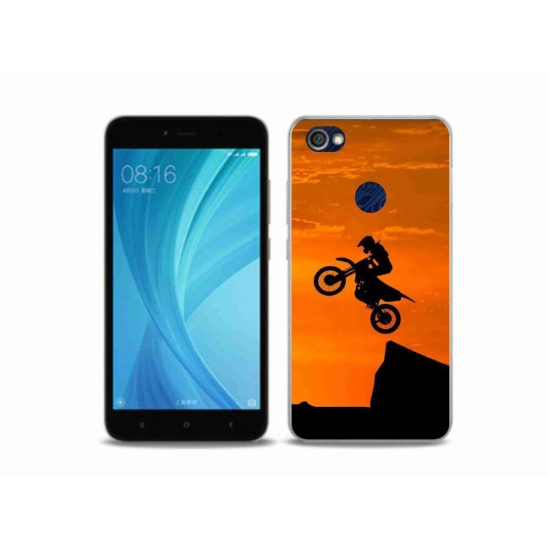 Gélový kryt mmCase na mobil Xiaomi Redmi Note 5A Prime - motocross