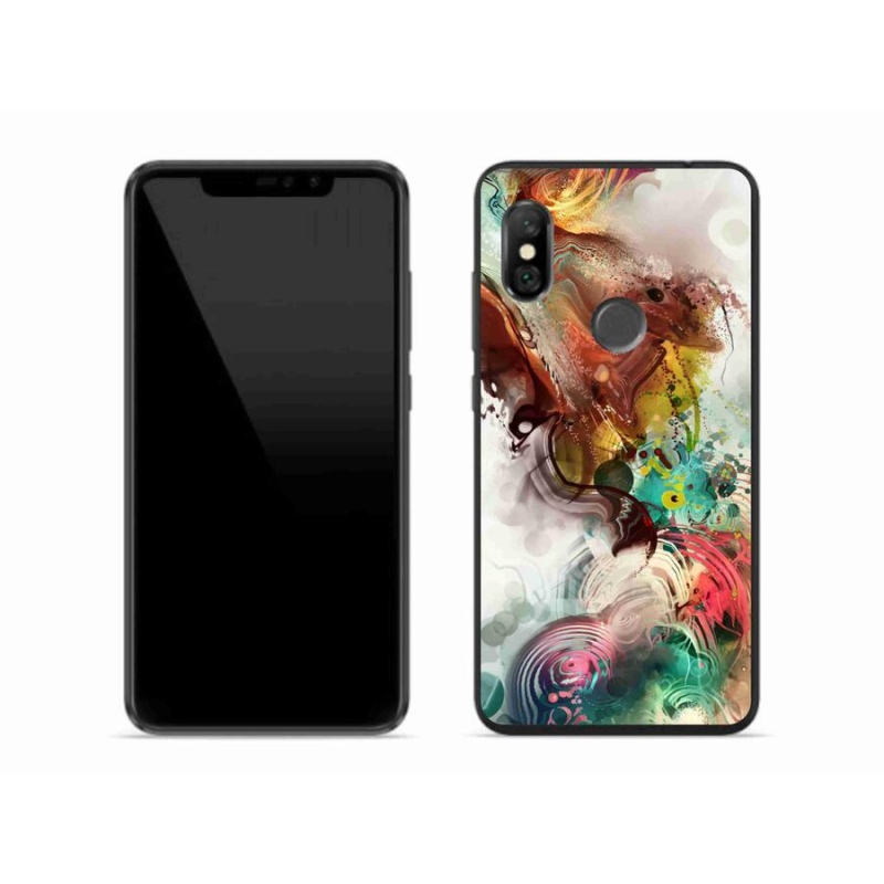 Gélový kryt mmCase na mobil Xiaomi Redmi Note 6 Pro - abstrakt 1