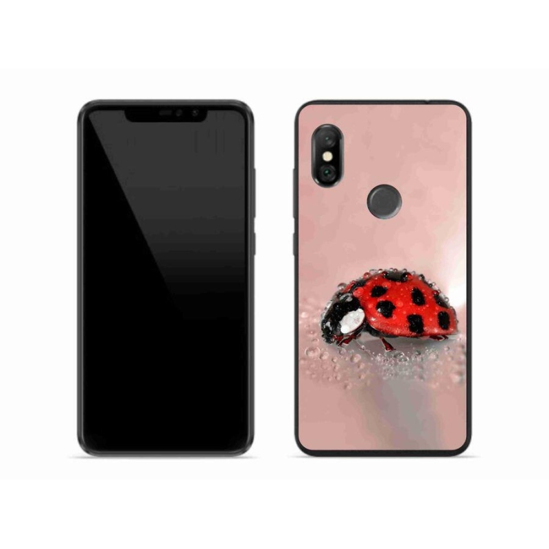 Gélový kryt mmCase na mobil Xiaomi Redmi Note 6 Pro - lienka