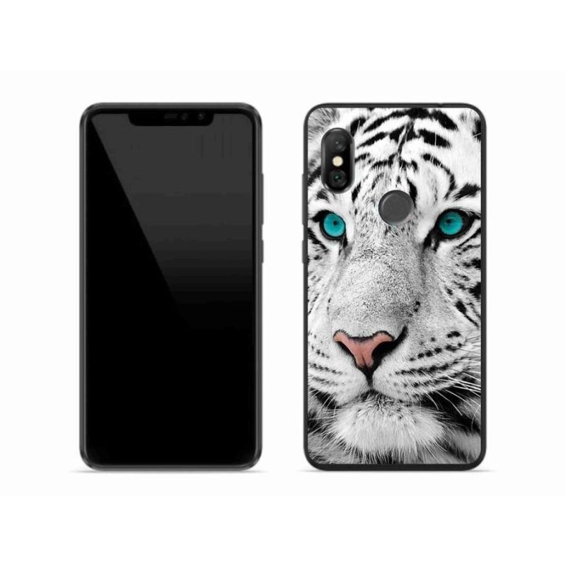 Gélový kryt mmCase na mobil Xiaomi Redmi Note 6 Pro - biely tiger