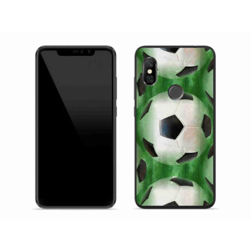 Gélový kryt mmCase na mobil Xiaomi Redmi Note 6 Pro - futbalová lopta