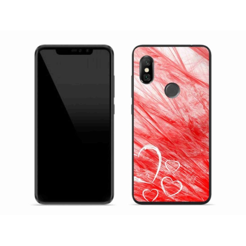 Gélový kryt mmCase na mobil Xiaomi Redmi Note 6 Pro - heart