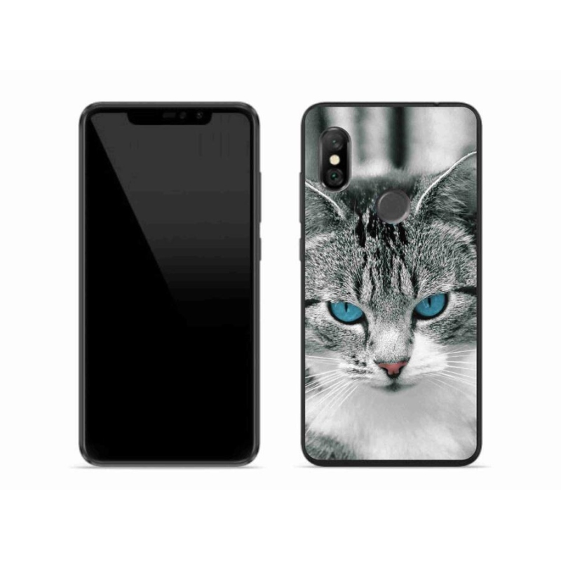 Gélový kryt mmCase na mobil Xiaomi Redmi Note 6 Pro - mačacie pohľad 1