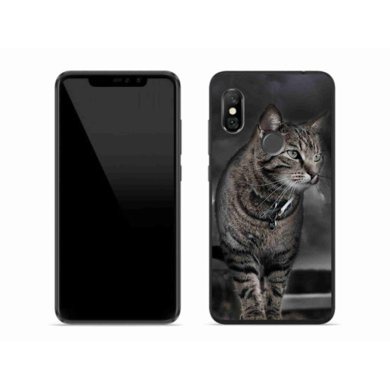 Gélový kryt mmCase na mobil Xiaomi Redmi Note 6 Pro - mačka