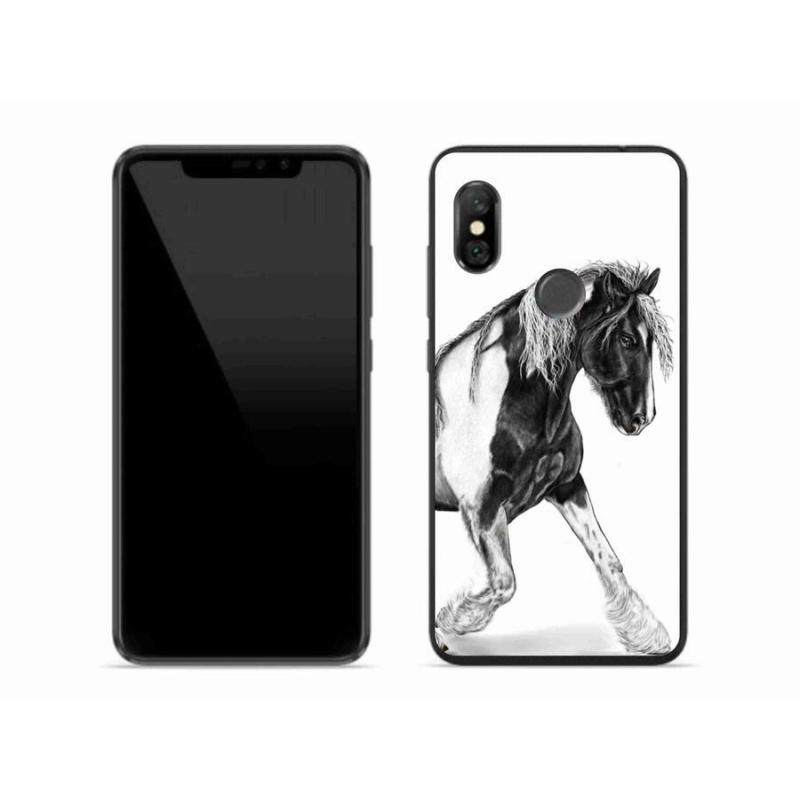 Gélový kryt mmCase na mobil Xiaomi Redmi Note 6 Pro - kôň