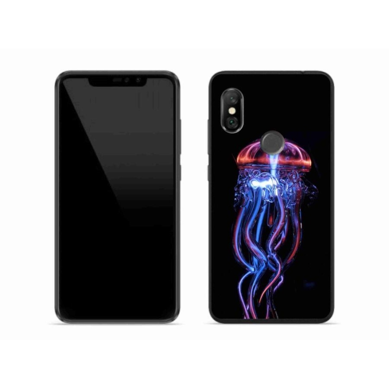 Gélový kryt mmCase na mobil Xiaomi Redmi Note 6 Pro - medúza