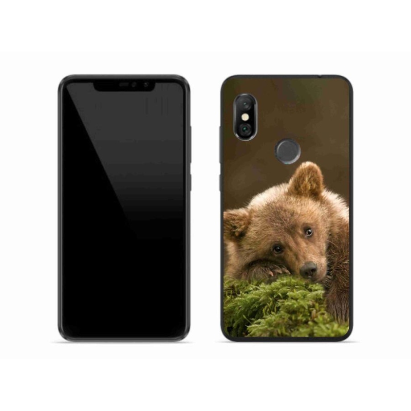 Gélový kryt mmCase na mobil Xiaomi Redmi Note 6 Pro - medveď