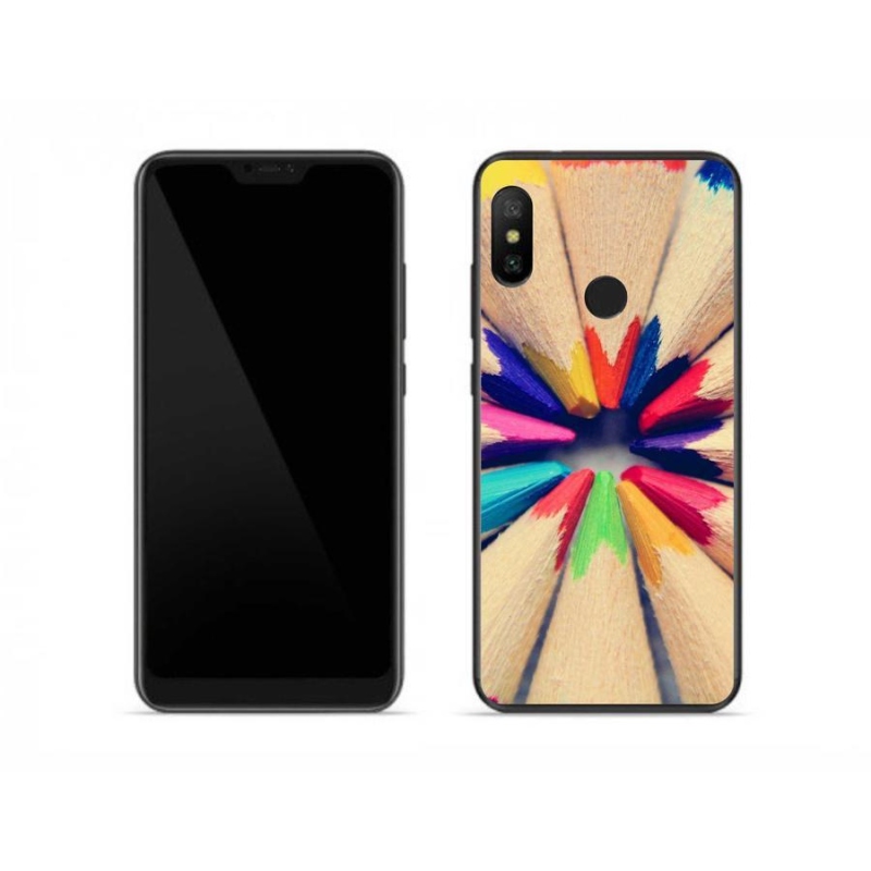 Gélový kryt mmCase na mobil Xiaomi Redmi Note 6 Pro - pastelky