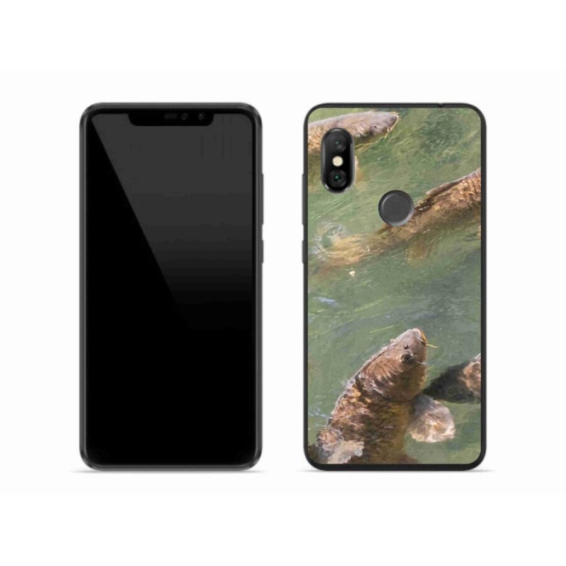 Gélový kryt mmCase na mobil Xiaomi Redmi Note 6 Pro - plaviace kapry