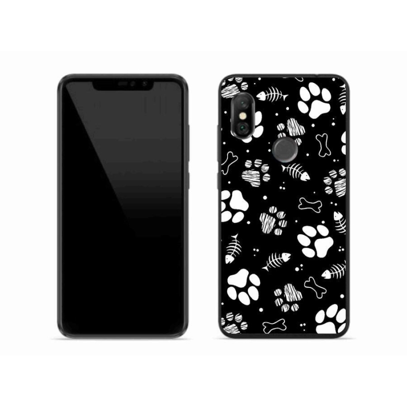 Gélový kryt mmCase na mobil Xiaomi Redmi Note 6 Pro - psie labky