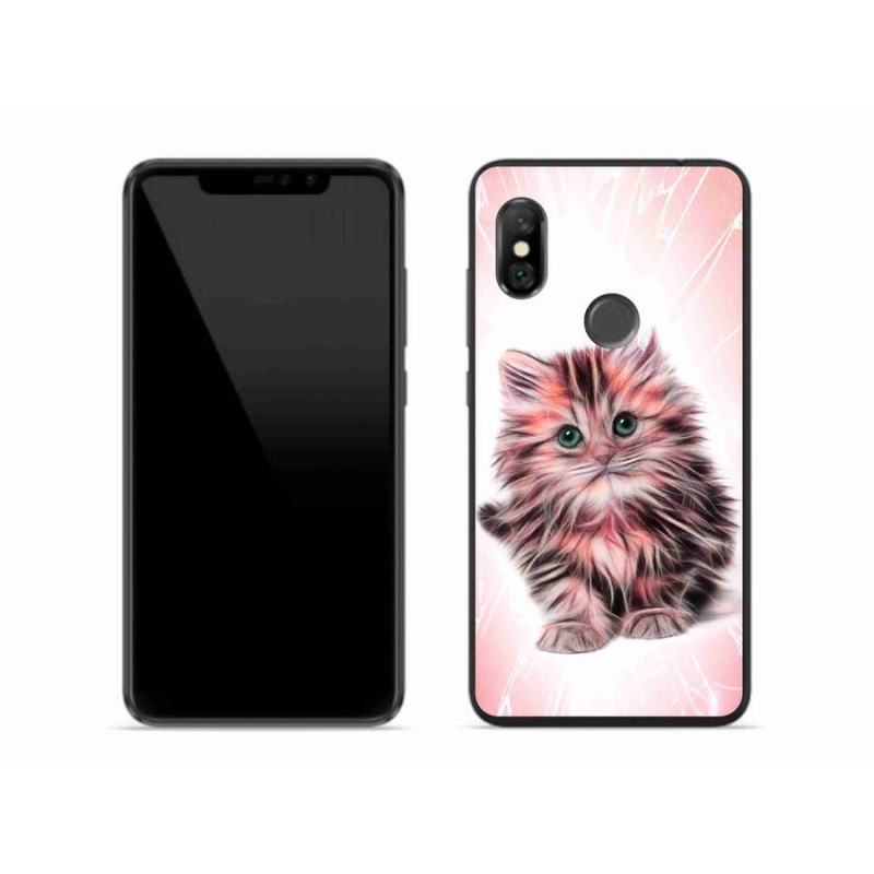 Gélový kryt mmCase na mobil Xiaomi Redmi Note 6 Pro - roztomilé mačiatko