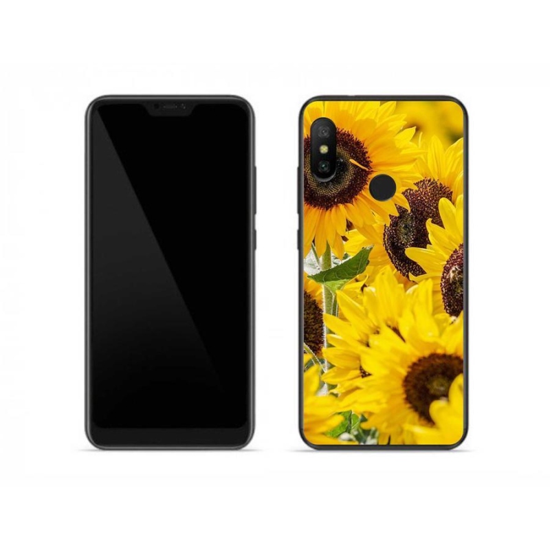 Gélový kryt mmCase na mobil Xiaomi Redmi Note 6 Pro - slnečnica