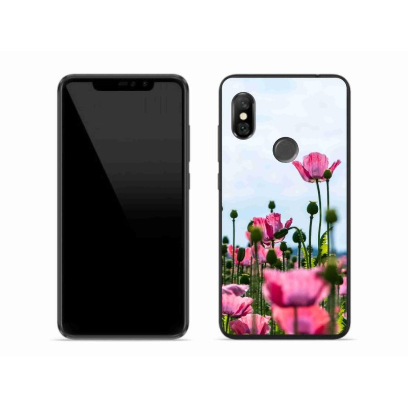 Gélový kryt mmCase na mobil Xiaomi Redmi Note 6 Pro - vlčí mak