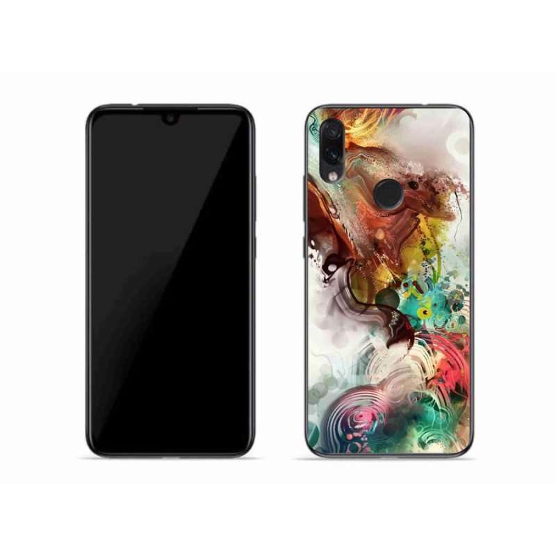 Gélový kryt mmCase na mobil Xiaomi Redmi Note 7 - abstrakt 1