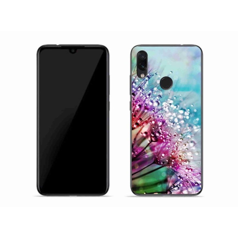 Gélový kryt mmCase na mobil Xiaomi Redmi Note 7 - farebné kvety