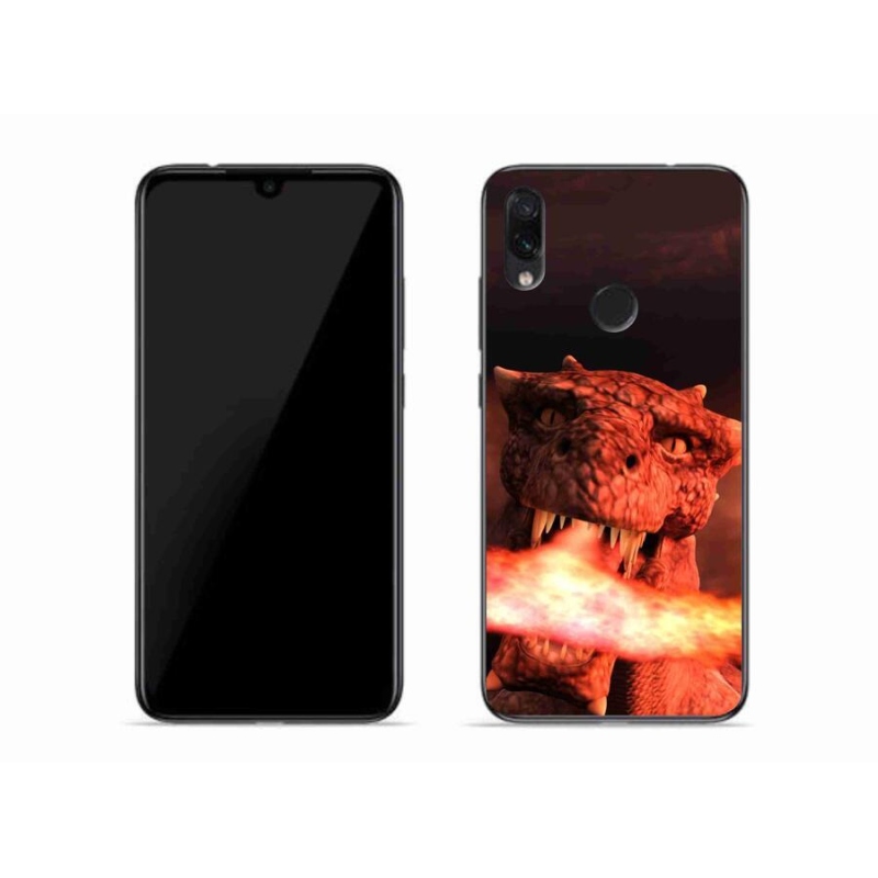 Gélový kryt mmCase na mobil Xiaomi Redmi Note 7 - drak