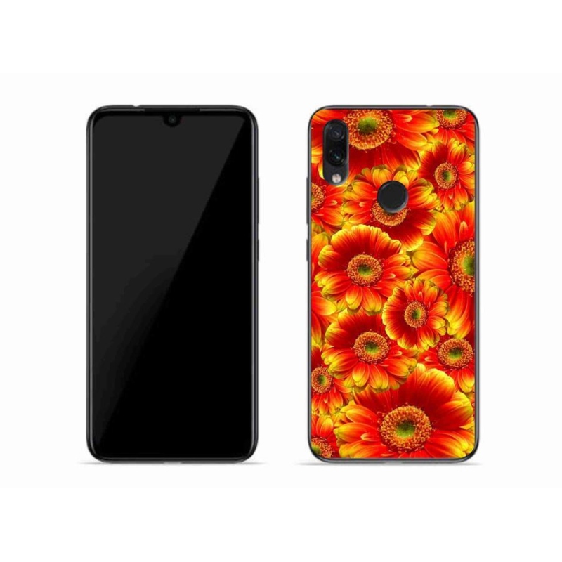 Gélový kryt mmCase na mobil Xiaomi Redmi Note 7 - gerbera 1