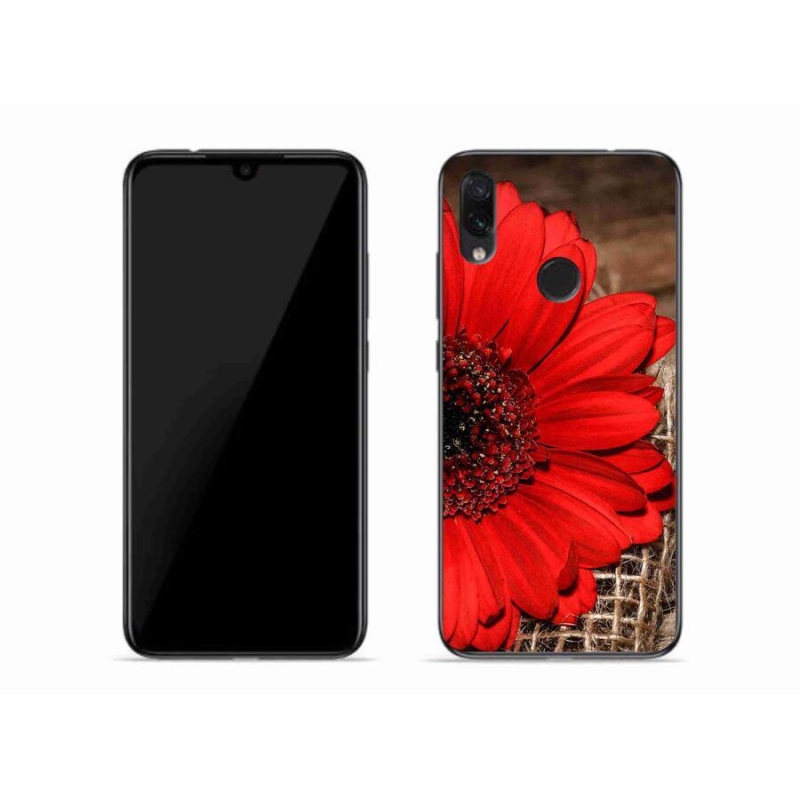 Gélový kryt mmCase na mobil Xiaomi Redmi Note 7 - gerbera