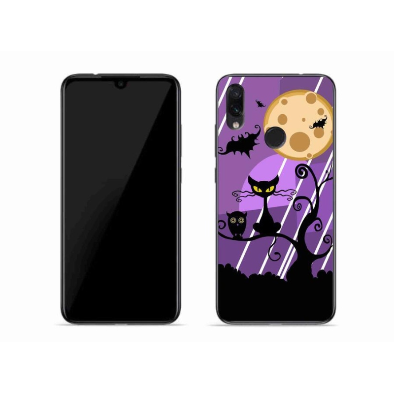 Gélový kryt mmCase na mobil Xiaomi Redmi Note 7 - halloween