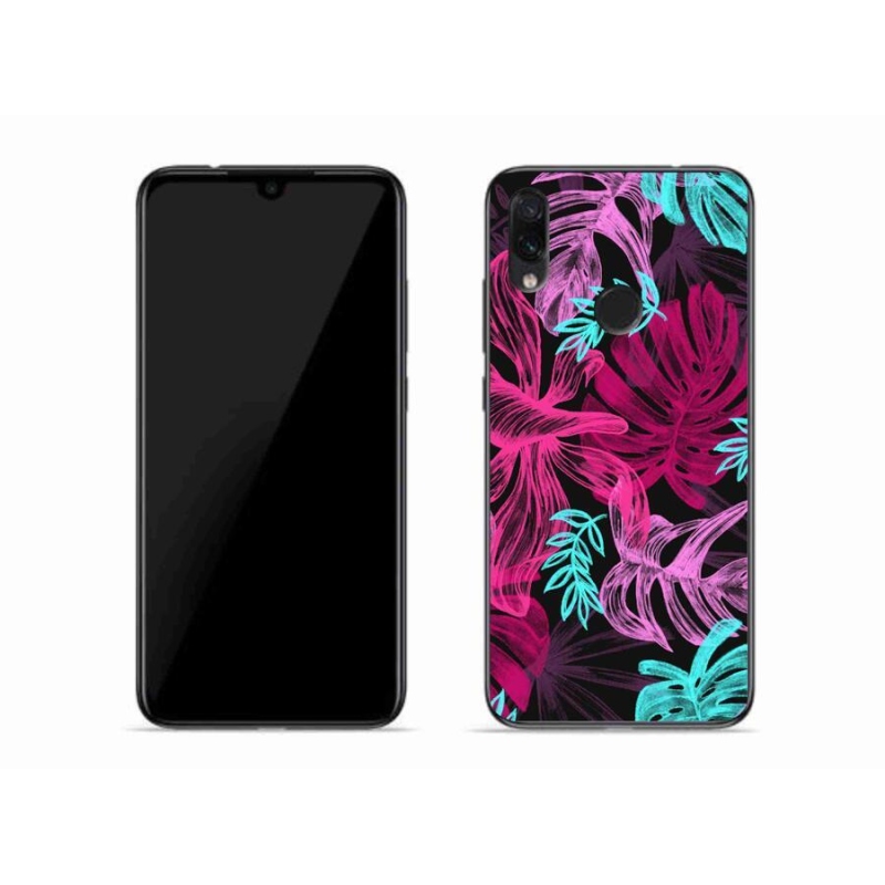 Gélový kryt mmCase na mobil Xiaomi Redmi Note 7 - kvety 1