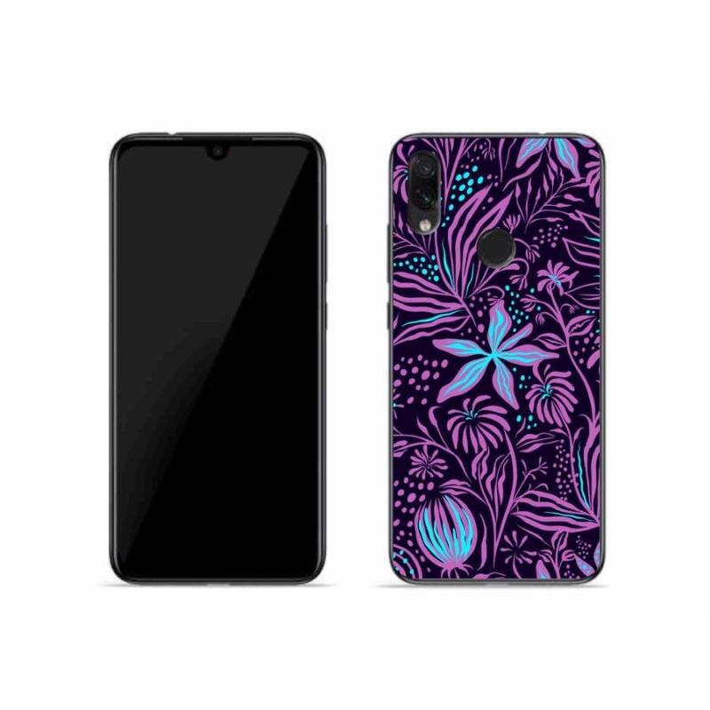 Gélový kryt mmCase na mobil Xiaomi Redmi Note 7 - kvety 2