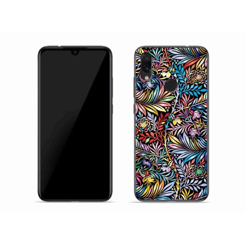 Gélový kryt mmCase na mobil Xiaomi Redmi Note 7 - kvety 5