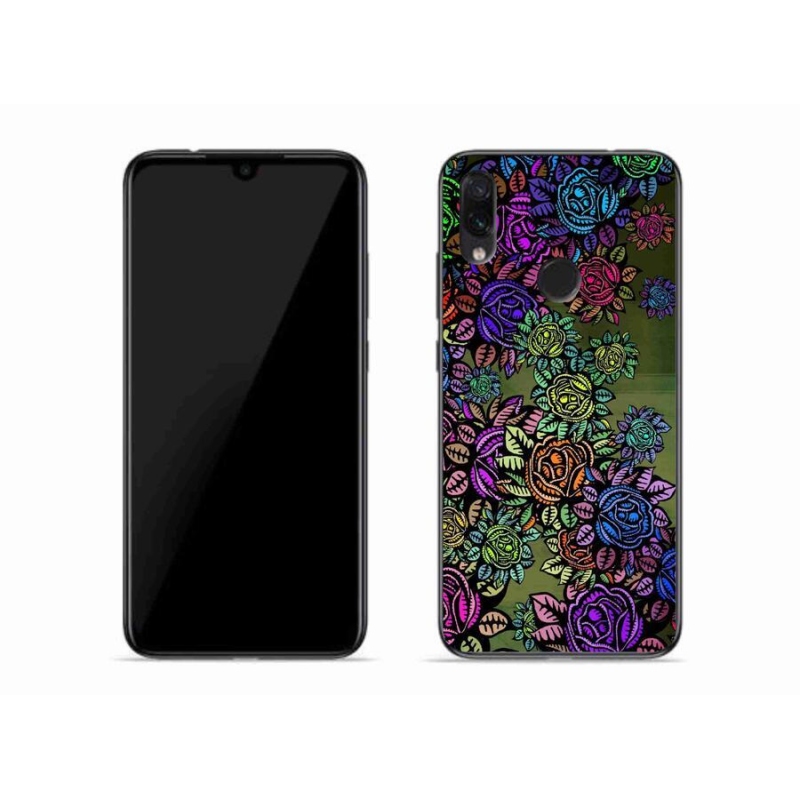 Gélový kryt mmCase na mobil Xiaomi Redmi Note 7 - kvety 6