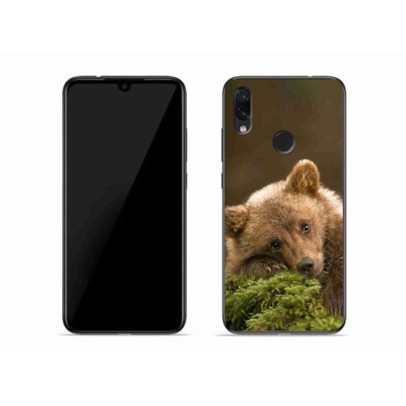 Gélový kryt mmCase na mobil Xiaomi Redmi Note 7 - medveď