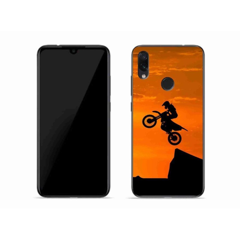 Gélový kryt mmCase na mobil Xiaomi Redmi Note 7 - motocross