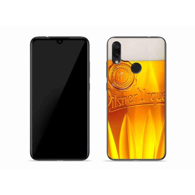 Gélový kryt mmCase na mobil Xiaomi Redmi Note 7 - pivo