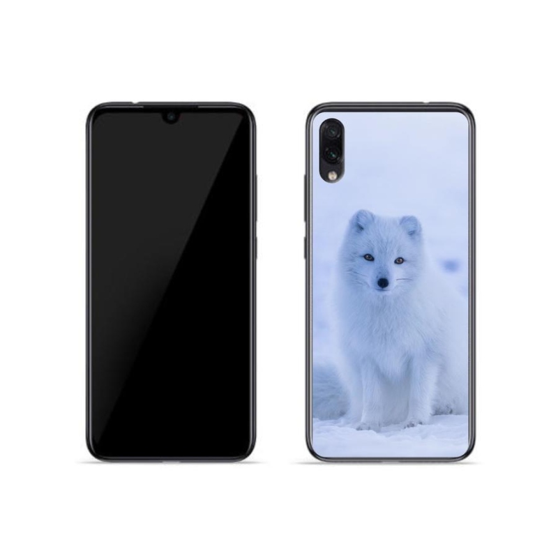 Gélový kryt mmCase na mobil Xiaomi Redmi Note 7 - polárna líška