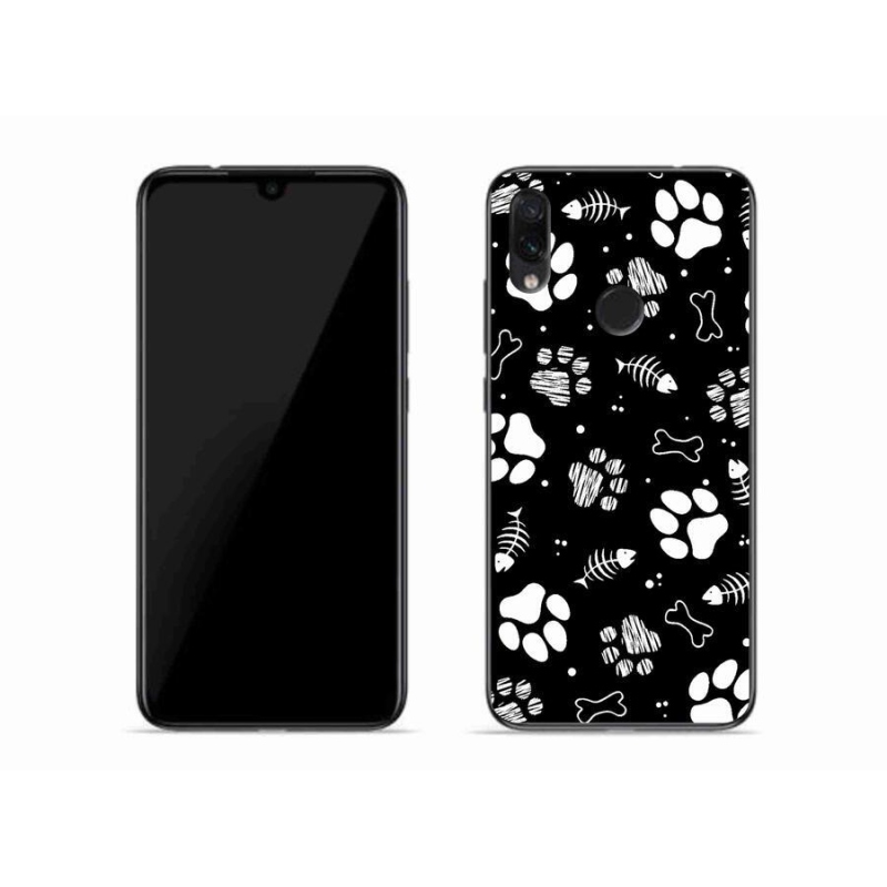 Gélový kryt mmCase na mobil Xiaomi Redmi Note 7 - psie labky