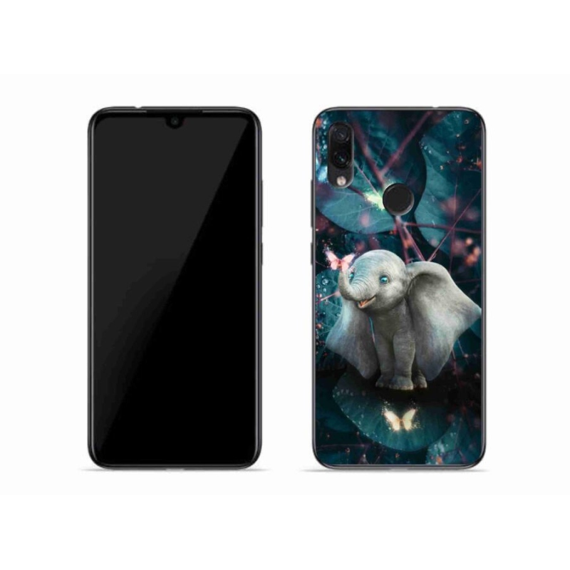 Gélový kryt mmCase na mobil Xiaomi Redmi Note 7 - roztomilý slon