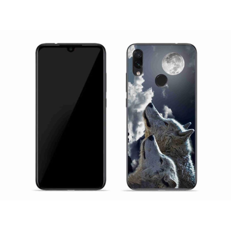 Gélový kryt mmCase na mobil Xiaomi Redmi Note 7 - vlci