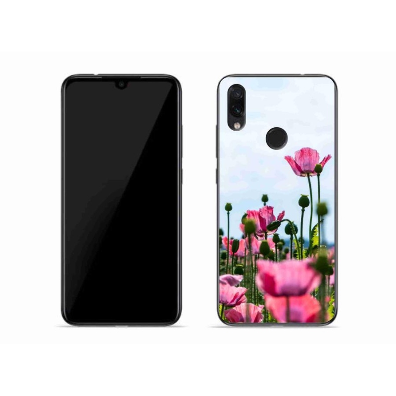 Gélový kryt mmCase na mobil Xiaomi Redmi Note 7 - vlčí mak