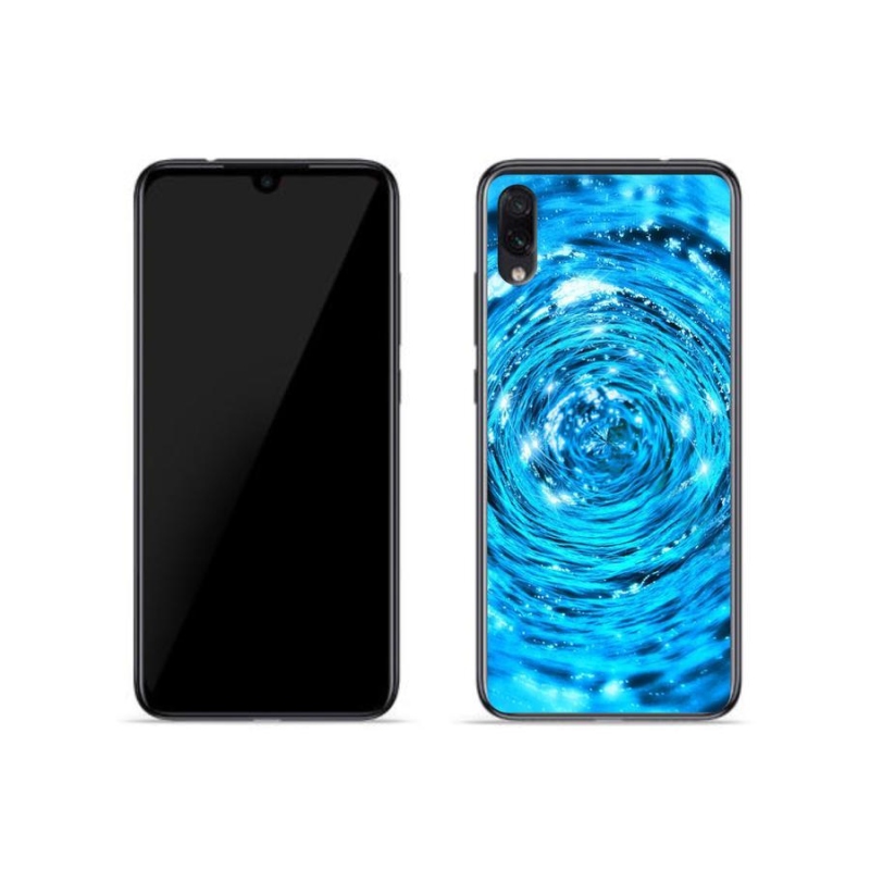 Gélový kryt mmCase na mobil Xiaomi Redmi Note 7 - vodný vír