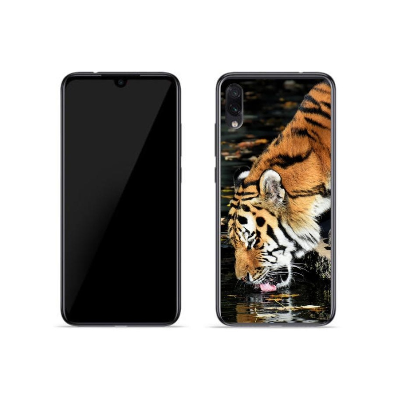 Gélový kryt mmCase na mobil Xiaomi Redmi Note 7 - smädný tiger