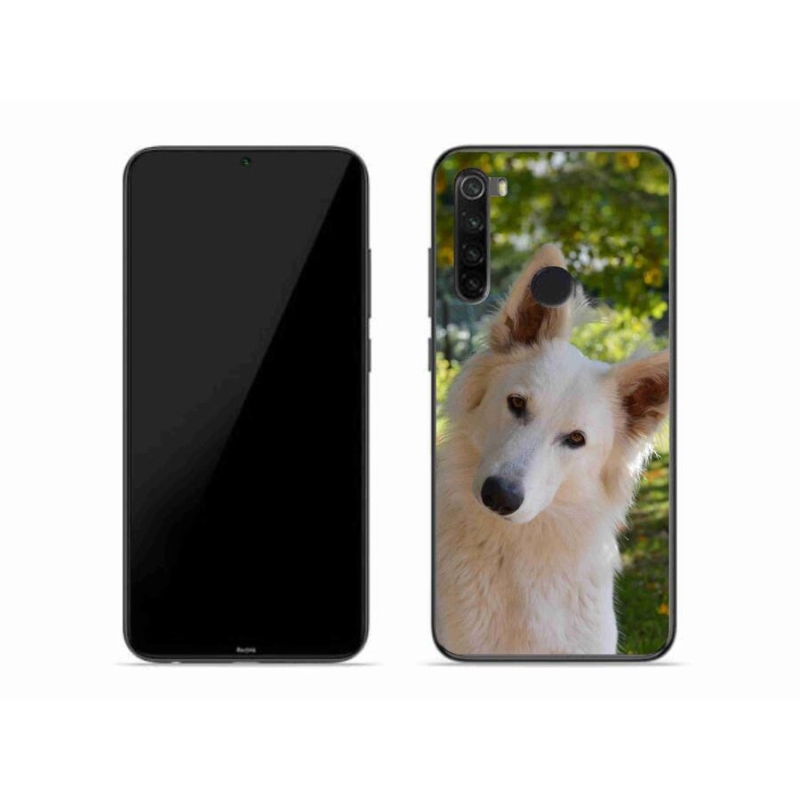 Gélový kryt mmCase na mobil Xiaomi Redmi Note 8 - biely švajčiarsky ovčiak 1