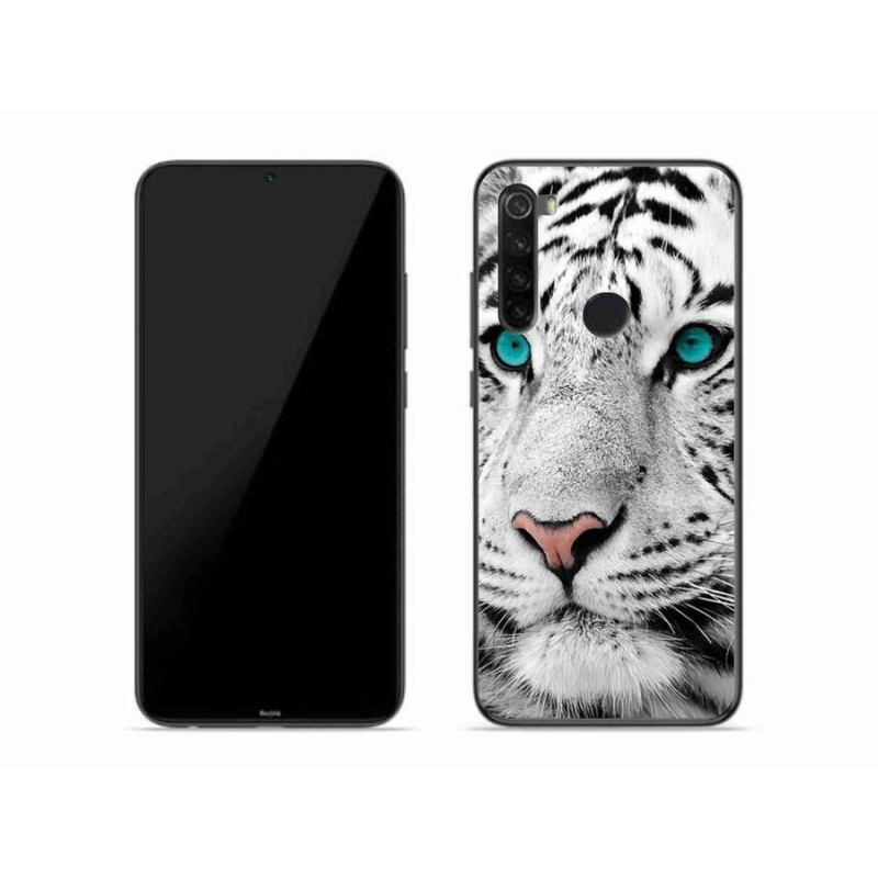 Gélový kryt mmCase na mobil Xiaomi Redmi Note 8 - biely tiger