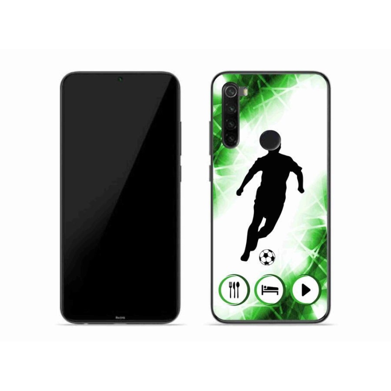 Gélový kryt mmCase na mobil Xiaomi Redmi Note 8 - futbalista