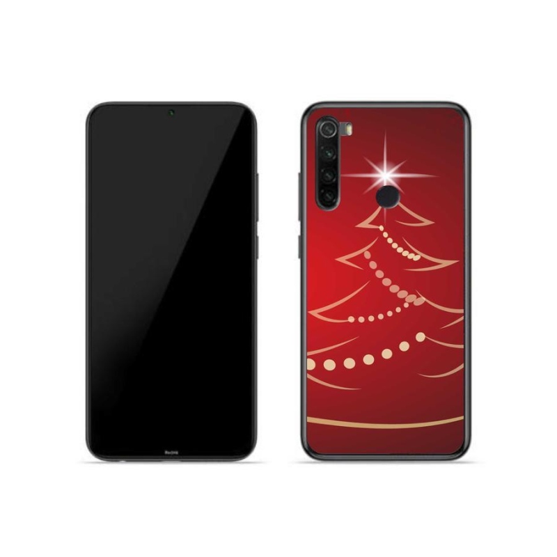 Gélový kryt mmCase na mobil Xiaomi Redmi Note 8 - kreslený vianočný stromček