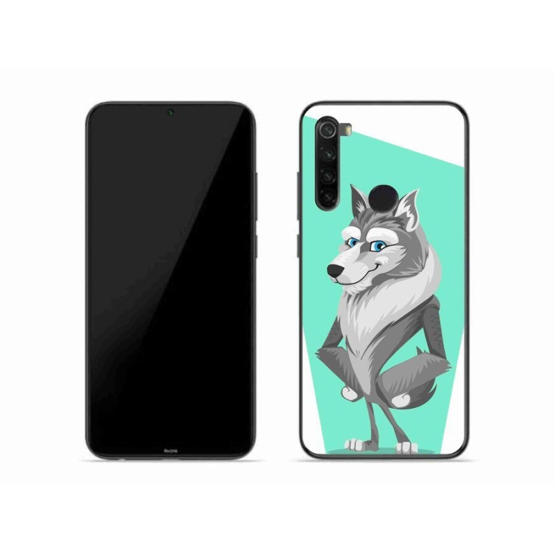 Gélový kryt mmCase na mobil Xiaomi Redmi Note 8 - kreslený vlk